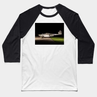 RAF Gloster Meteor at night Baseball T-Shirt